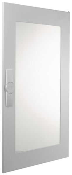 Porte droite Hager Univers 519×1369×12mm version porte à regard IP44 blanc