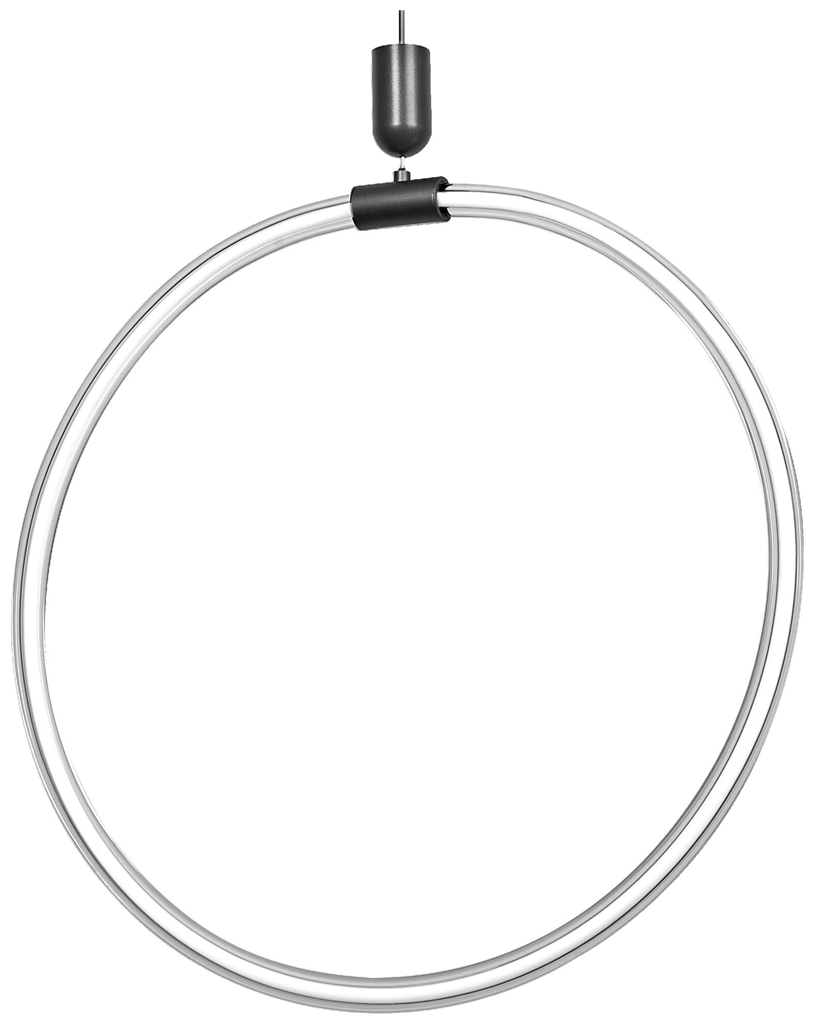 Lampada sospesa LED LEDVANCE Decor Aura 18W 2000lm 830 Ø498 trasparente vertic.