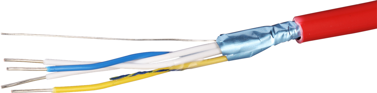Brandmeldekabel G51 2x2x0,8mm abg. halogfr.