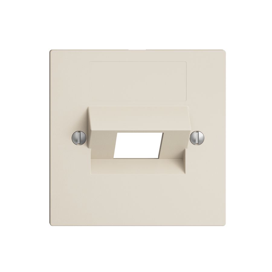 Frontplatte 1×RJ45 ITplus EDIZIOdue crema