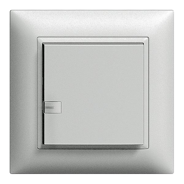 UP-Taster ZEP Universaldimmer 1K/1T mit LED EDIZIOdue silver