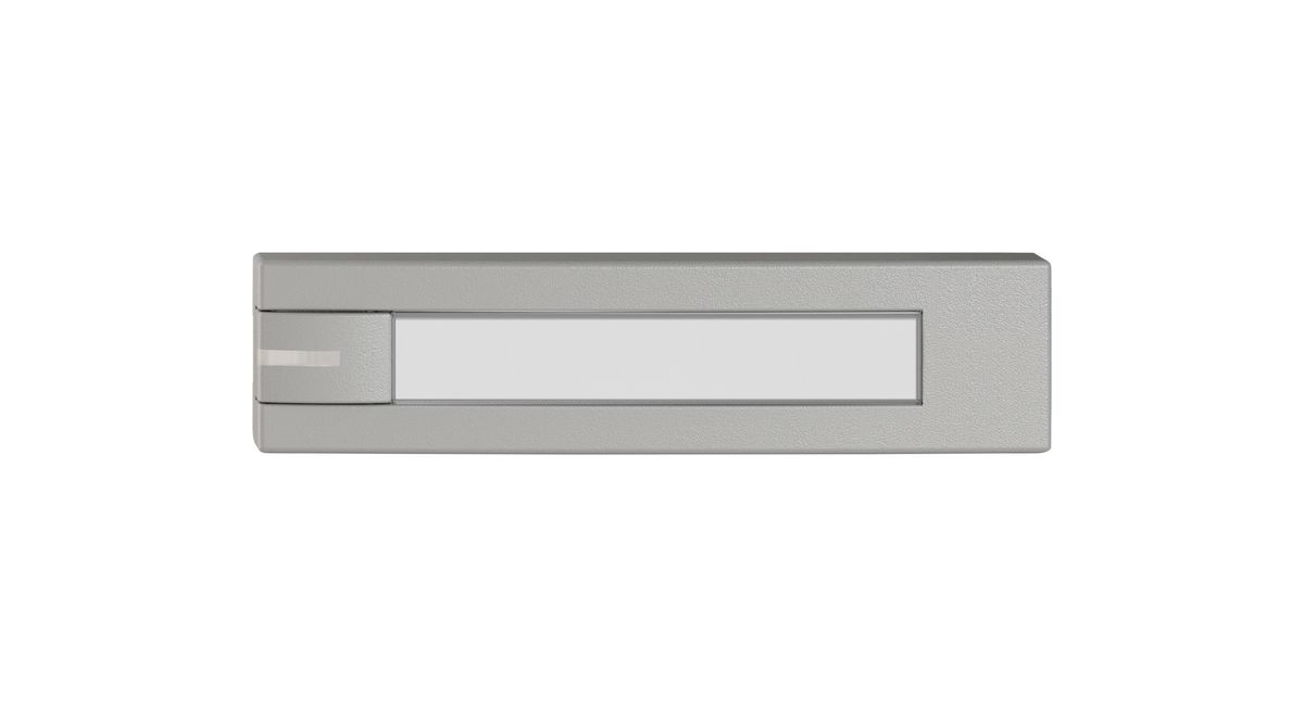 Poussoir 1/4 EDIZIO.liv SNAPFIX® p.KNX&UNI a.LED a.étiquette comm.1touch.grc