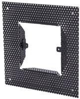 Cadre de fixation INC SLV pour applique INC MOBALA, 135×135×16mm, perforé, noir