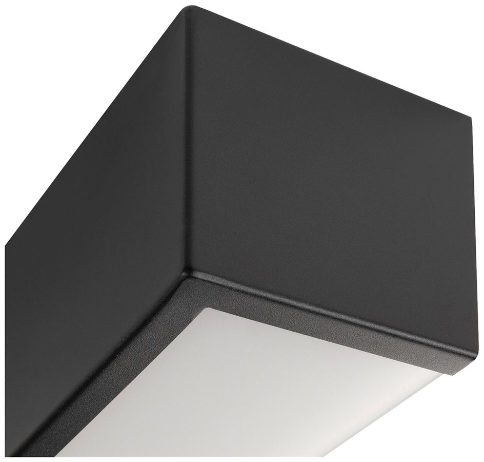 Applique LED SLV CHROMBO 8W 790lm 930 REG 300×90×100mm nero