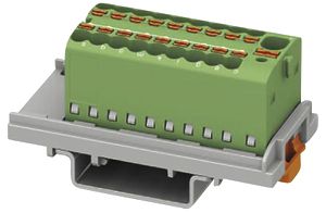 Verteilerblock PX PTFIX 4/18X1.5-NS35 GN