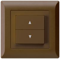 UP-Storentaster kallysto.line braun mit 2 Funktionstasten Steckklemme