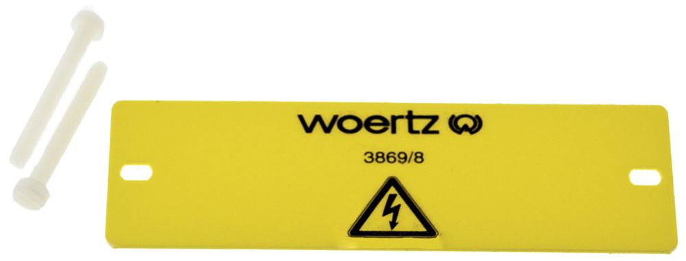 Klemmenabdeckung Woertz für 8 Klemmen 35mm²