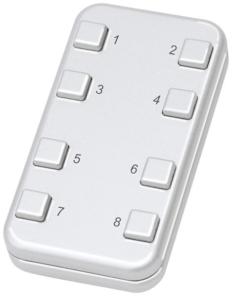 Télécommande RF Eltako FMH8-wg 8 canaux pour série 61/62/71/FAM14 blanc