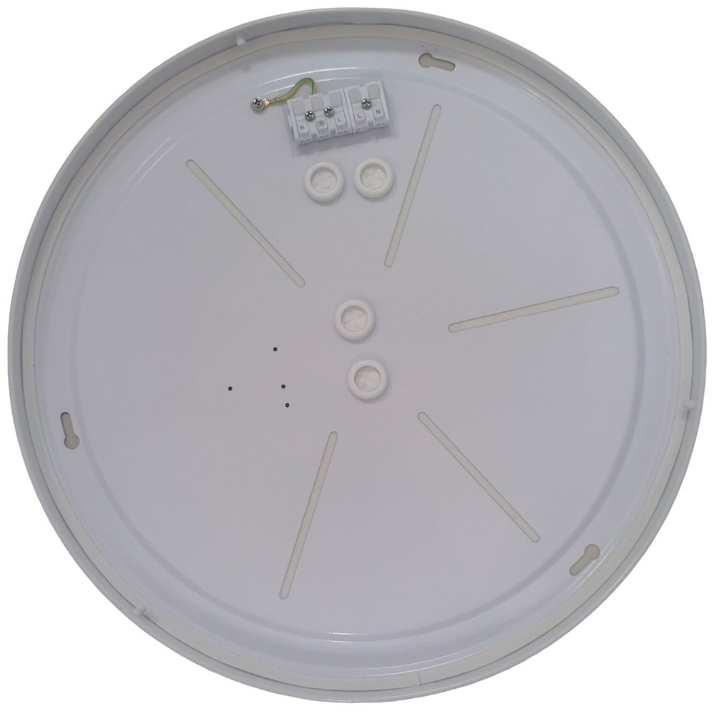 Plafonnier/applique LED DOTLUX LUNA 1×15W Ø380×115mm blanc