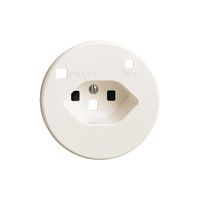 Frontset FH zu FI-Steckdose P, T23, shutter, weiss