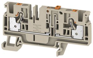 Borne de test sectionnable WM ADT PUSH IN 4mm² 2 connex.TS35 be