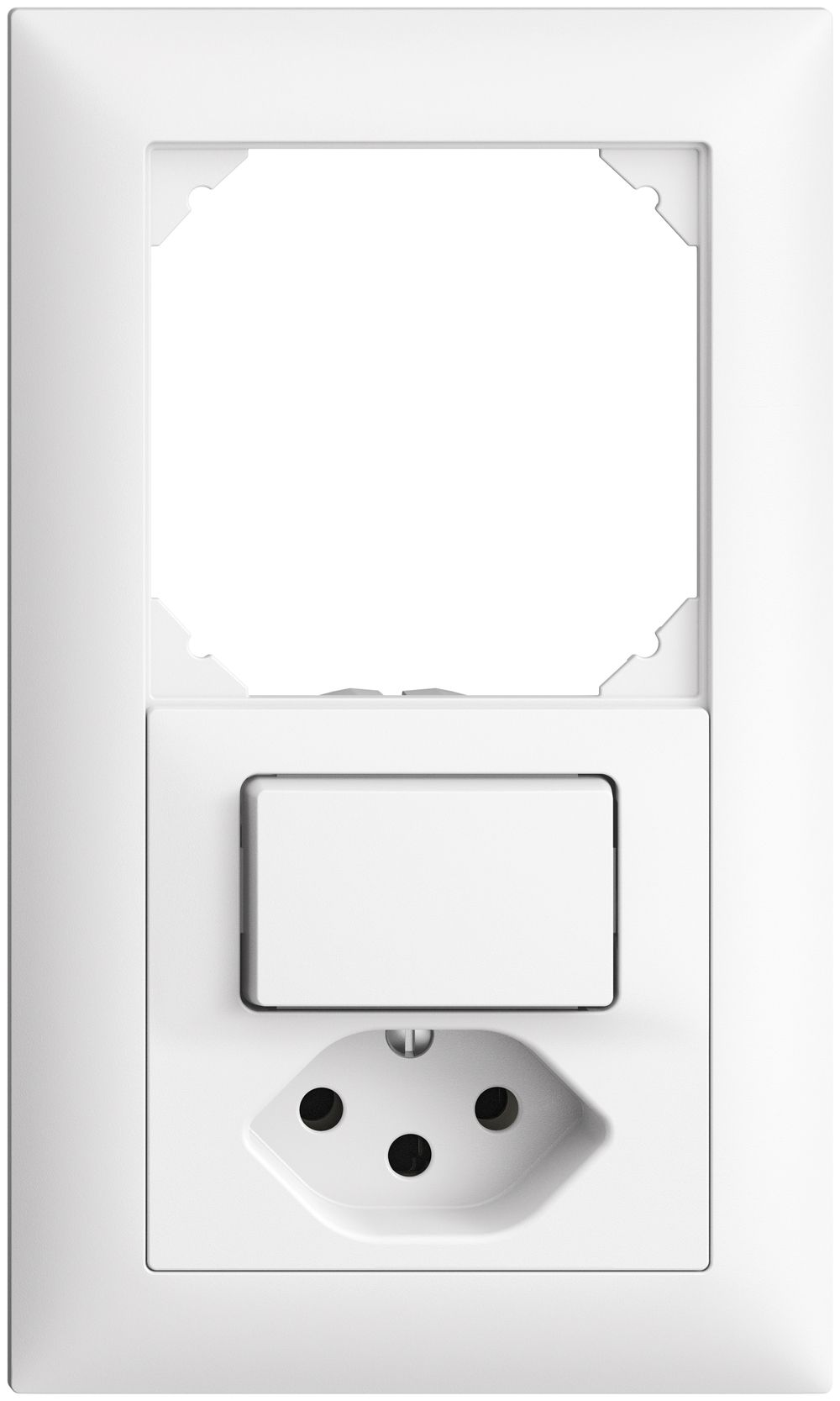 UP-Kombination leer+3/T13 EDIZIOdue weiss