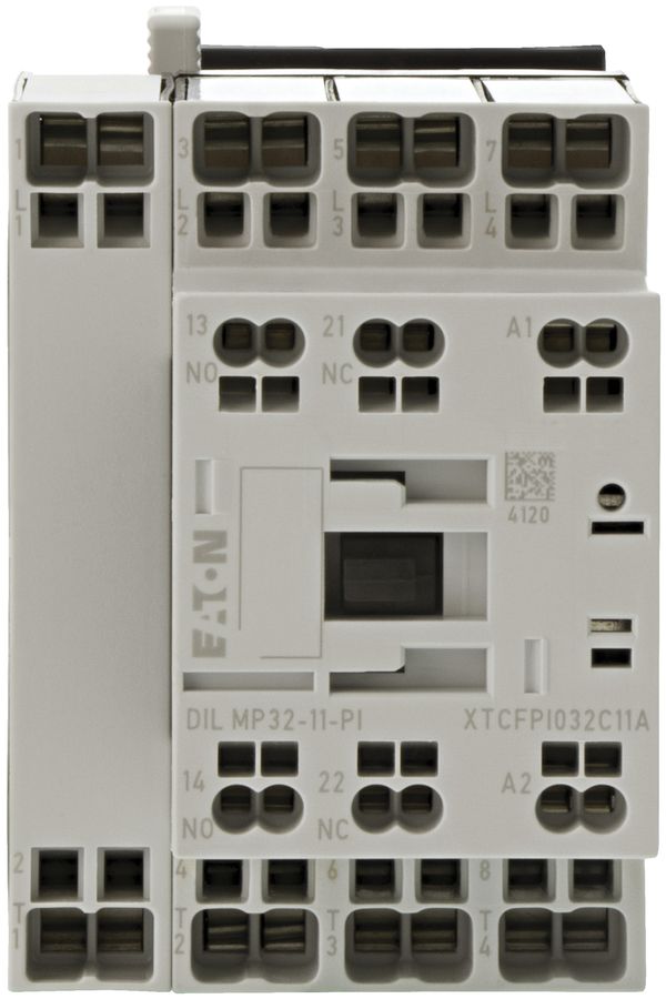 Contacteur de puissance Eaton 4P,AC-1: 32A 1F 1O RDC 24: 24…27VDC bornes Push-in