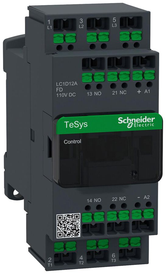 Leistungsschütz TeSys DECA 110VDC 3NO 25A 12A 1NO 1NC