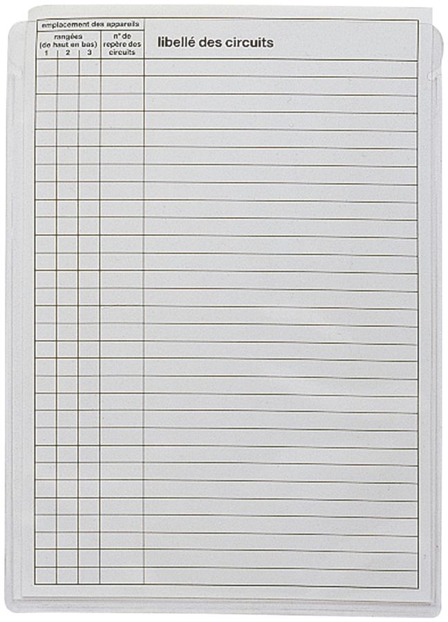 Pochette à plans Hager gamma 215×160mm mat.synthét. gris clair