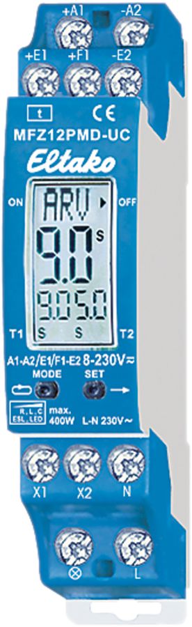 REG-Zeitrelais Eltako 8…230VUC 1S, MFZ12PMD-UC LCD