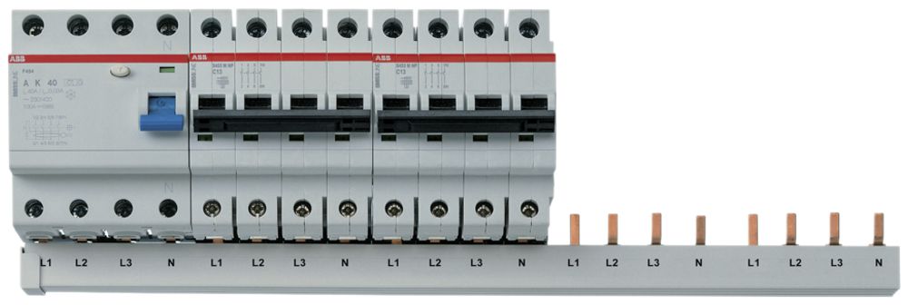 Kammschiene zur Einspeisung FI4, 3LN