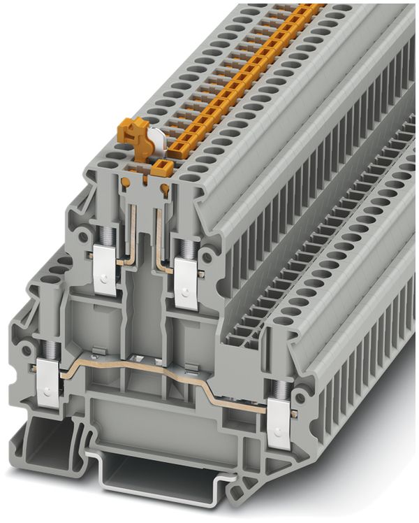 Borne à couteau de sectionnem. PX UTTB 2.5-MT-P/P gris