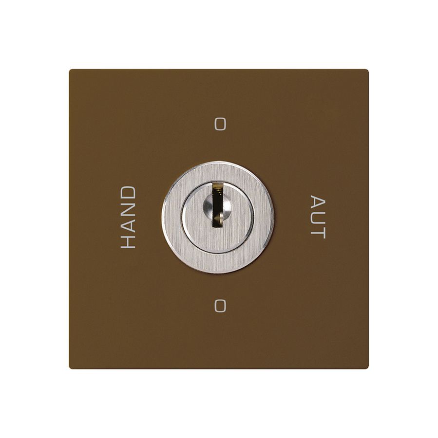 Intérieur interrupteur à clé 0-Hand-0-Aut. brun kallysto 2/1P avec serrure