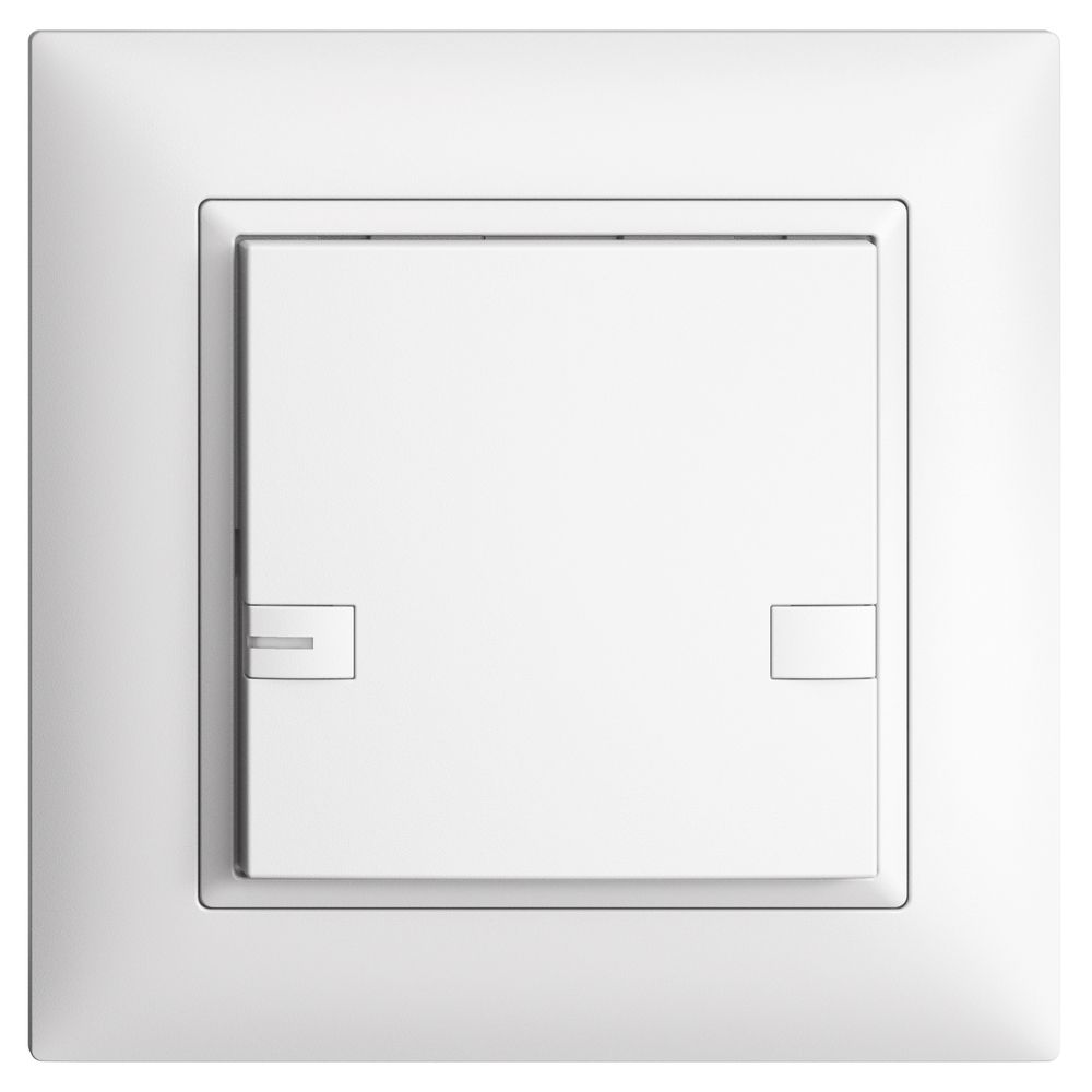Poussoir KNX RGB ENC EDUE FMI, 250mW, a.LED RGB, 1×poussoir, comm.2×touches, bc