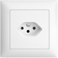 UP-Steckdose EDIZIOdue T13 weiss 88×88×41mm