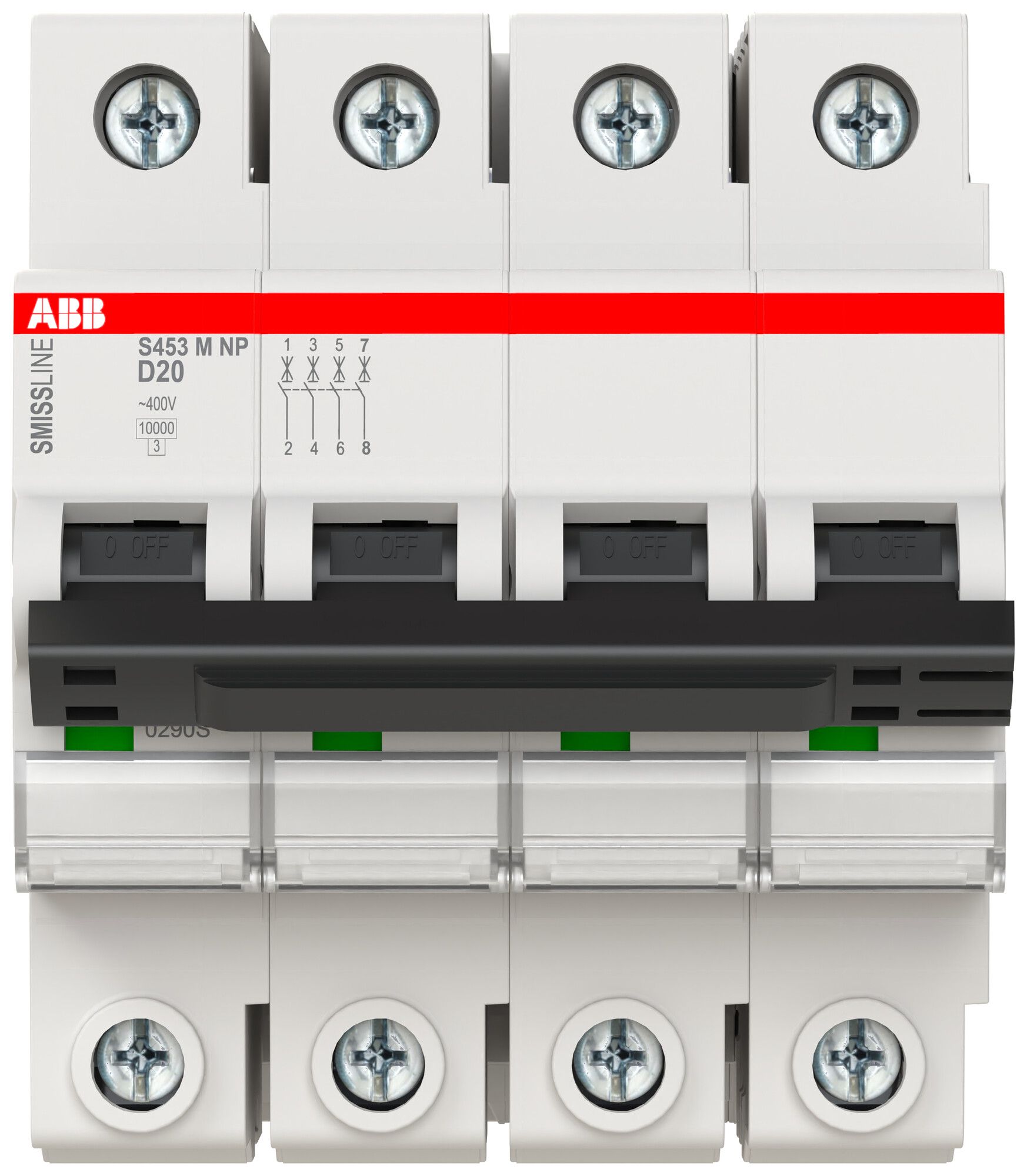 Disgiuntore SMISSLINE CLASSIC 4×20 D 10kA NP