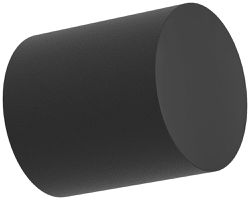 Endkappe Eglo ROPE22 Ø27.5×30mm Aluminium schwarz