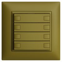 UP-KNX-Taster RGB EDUE FMI, 250mW, o.LED, 4×Taste, 2×Tastenb., ov