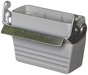 Kupplungsgehäuse A16 PROCON Alu H=57mm LVB o.Kabelverschraung, Ø1×M20 gerade