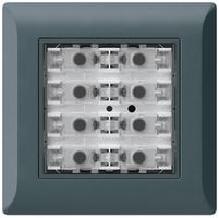 UP-Taster KNX KLI f.8×Tasten 8×Betätigungspunkte LED anthrazit