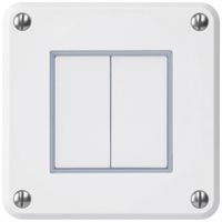 UP-Druckschalter robusto IP55 Schema 3+3 weiss für Kombination