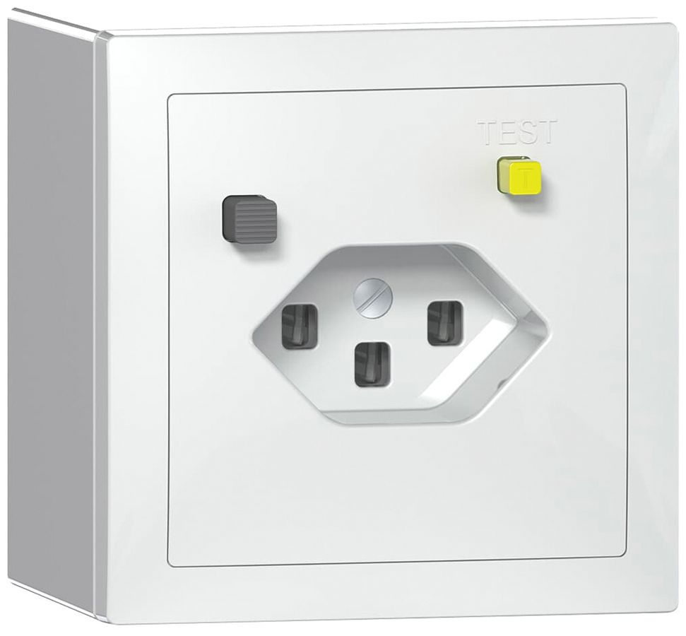 Prise FI AP SIDUS T23 30mA blanc