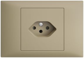 EB-Steckdose EDIZIOdue BKE T13 sand