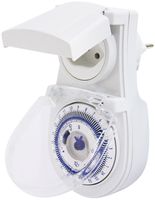 Zeitschaltuhr Steffen analog IP44 T12/T13 KS 24h mit 15min Interv.