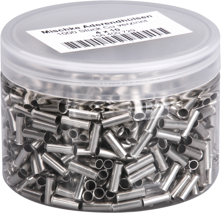 Embout de câble Mischke E DIN 46228 4mm²/10mm nu Cu-étamé