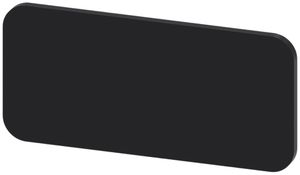 Plaquette de marquage Siemens SIRIUS ACT, sans impression, 12.5×27mm, noir