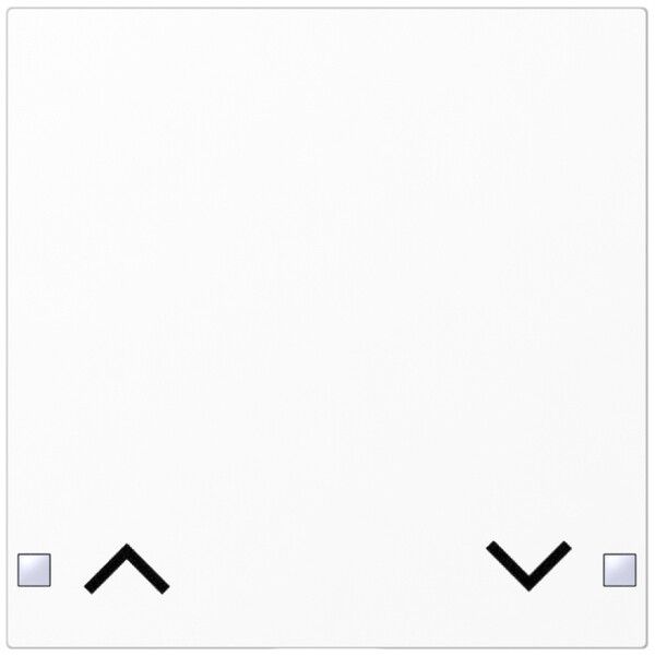 Taste SIDUS 1/2f zu Tastsensor mit Pfeil auf/ab, weiss glänzend