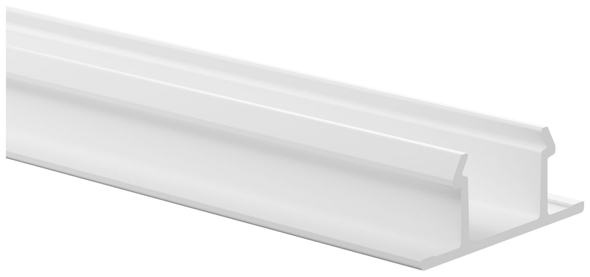 Blindabdeckung Sylvania OneTrack Polycarbonat 1000×26×10mm weiss