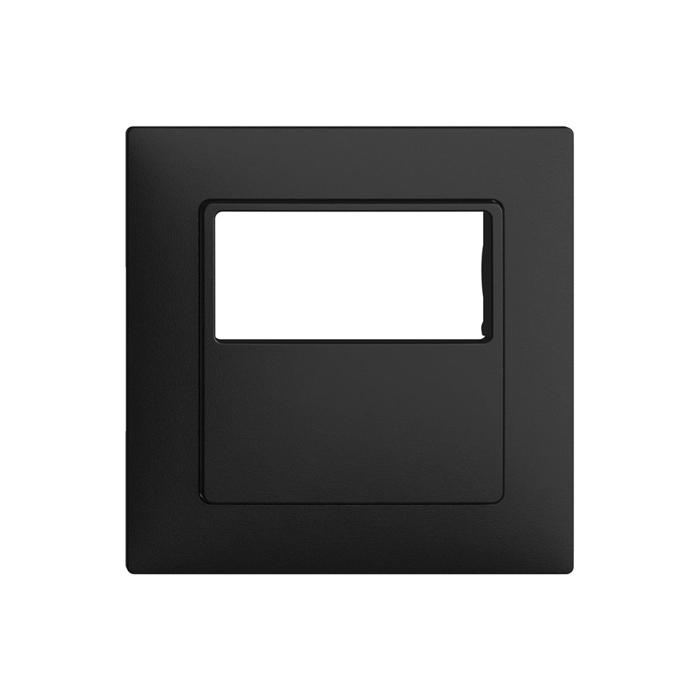 Set frontale EDIZIOdue F per rilevatore di movimento pirios 180 R eco plus, nero