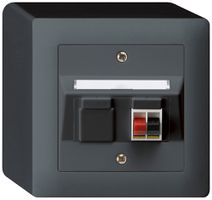 Presa AP audio kallysto 1×antracite morsetto per 1 altoparlante