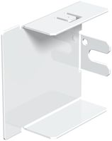 Abschlussplatte Bettermann LKM 40×60mm verzinkt reinweiss