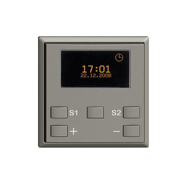 Timer astro. variatore univ. 1c/2t ZEP EDIZIOdue grigio scuro