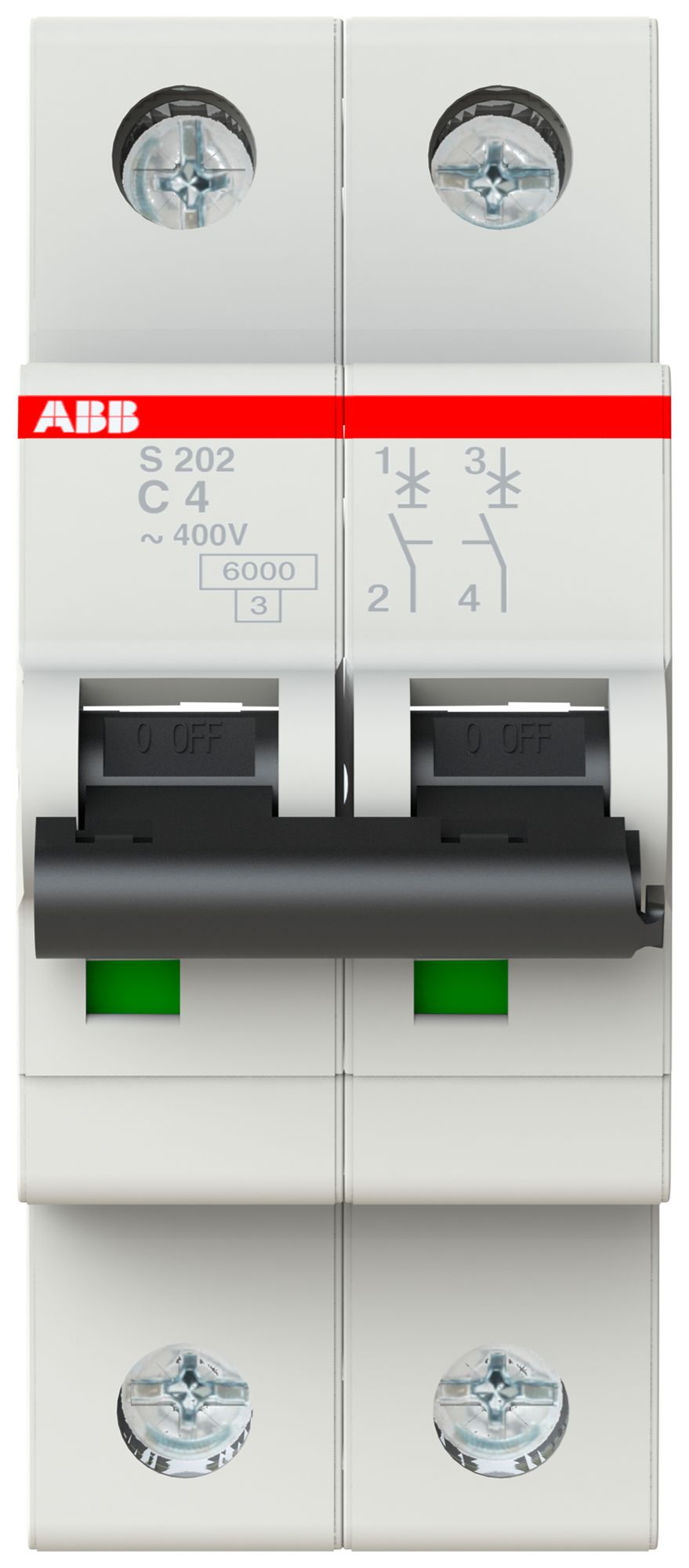 Disgiuntore ABB S202-C4 4A C 6kA