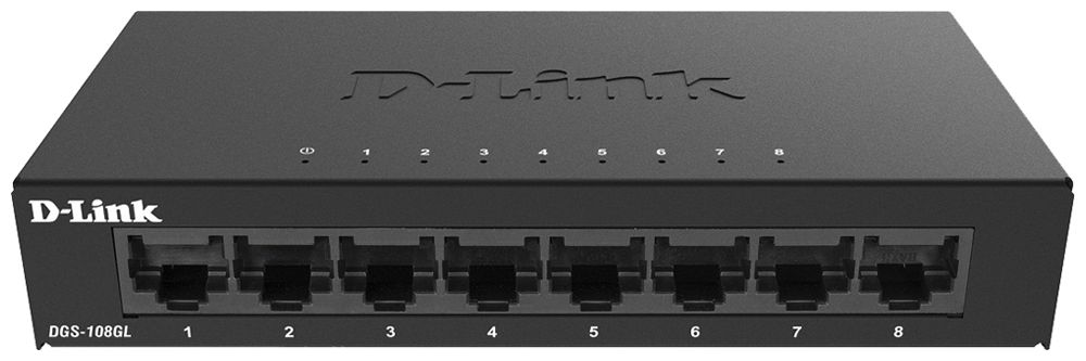 Switch D-LINK DGS-108GL/E, 8-port Layer2 unmanaged Gigabit
