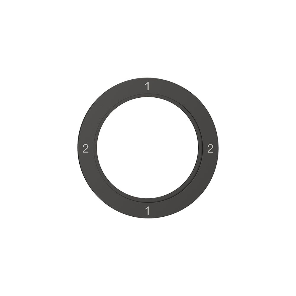 Disque indicateur NEVO, p.interrupteur rotatif, 2-1-2-1, noir