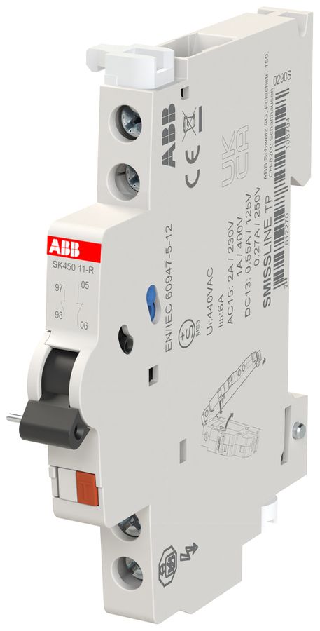 Signalschalter ABB SMISSLINE CLASSIC SK45011-R, 1S+1Ö, 6A/230V, rechts