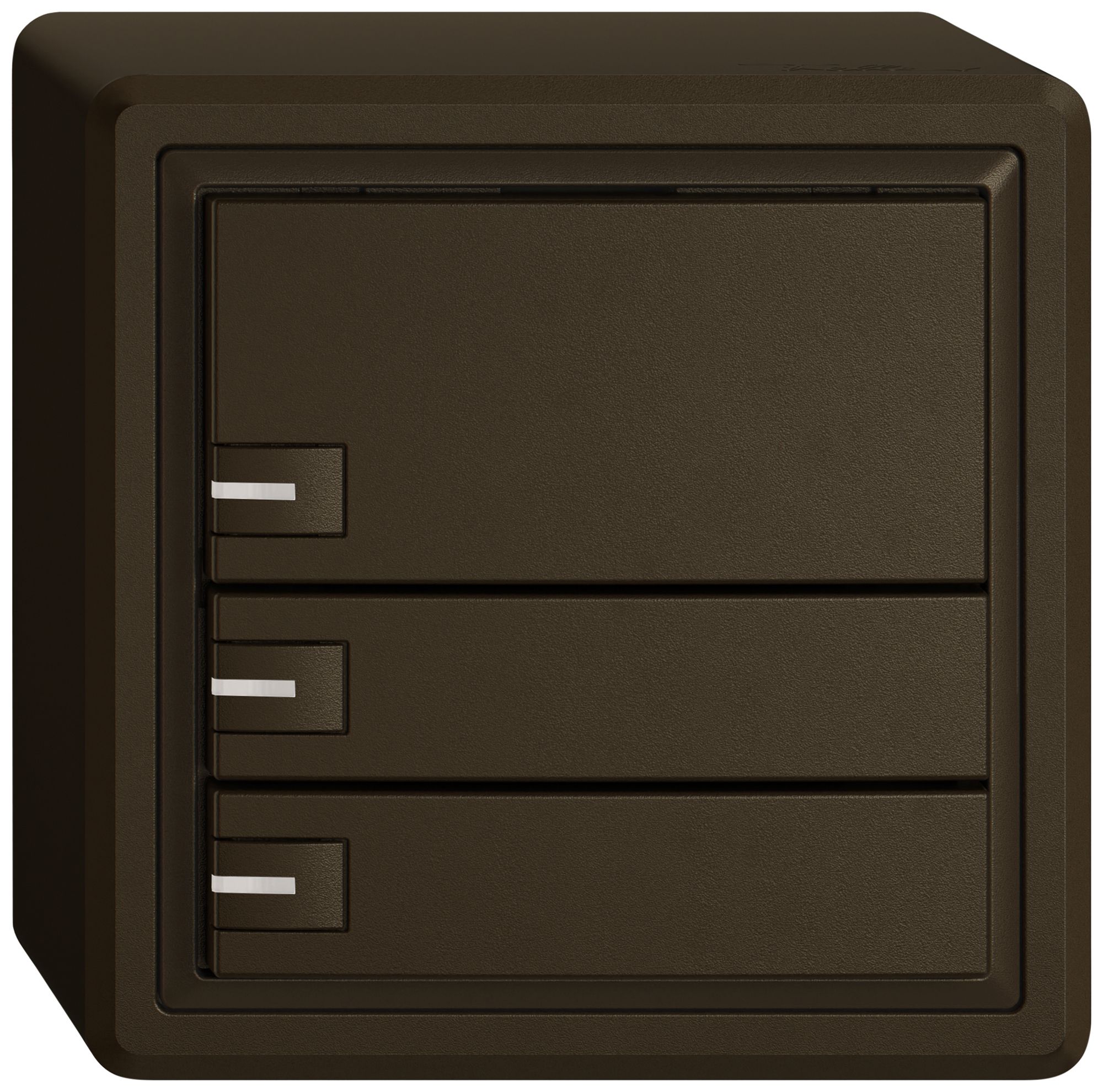 AP-Universaltaster EDIZIO.liv UNI SNAPFIX® m.LED RGB 3× 1-Tbed.br