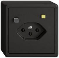 AP-Steckdose FI EDIZIO.liv 1×T13 sz