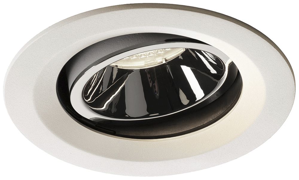 LED-Downlight SLV NUMINOS MOVE M 17.5W 1660lm 4000K 20° DIM Ø135×81mm ws/Cr