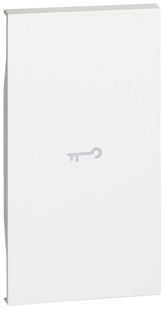 Cache de touche Living Now 2 modules illuminable avec symbole clé blanc